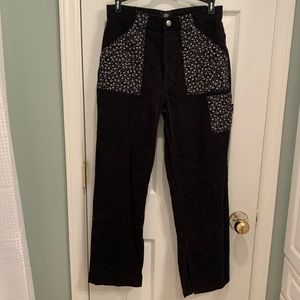 Black with print jeans